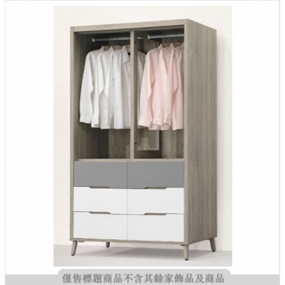 肯詩特淺灰雙色4尺推門衣櫥1.jpg